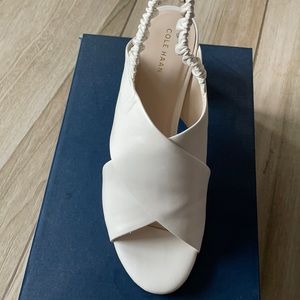 Cole Haan Anastasia sandals ivory